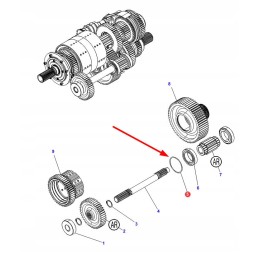 3011895x1 sandarinimo poveržlė 0 65 mm storio