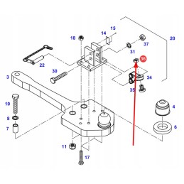 F916501120060 galinio kablio veržlė