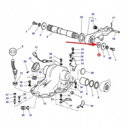 3715665m1 galinės trauklės tarpiklis