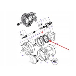 3583412m1 pavarų dėžės trinties plokštė