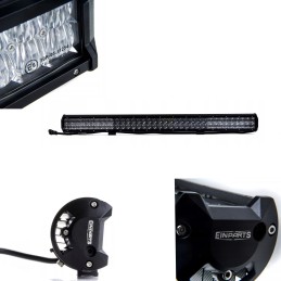 LED halogeninė darbo lempa 504w 5d combo