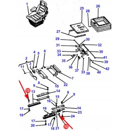 3008490x1 sėdynės tvirtinimo varžtas