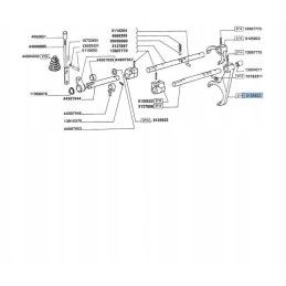 New Holland Case Selector šakės 5125823 CNH