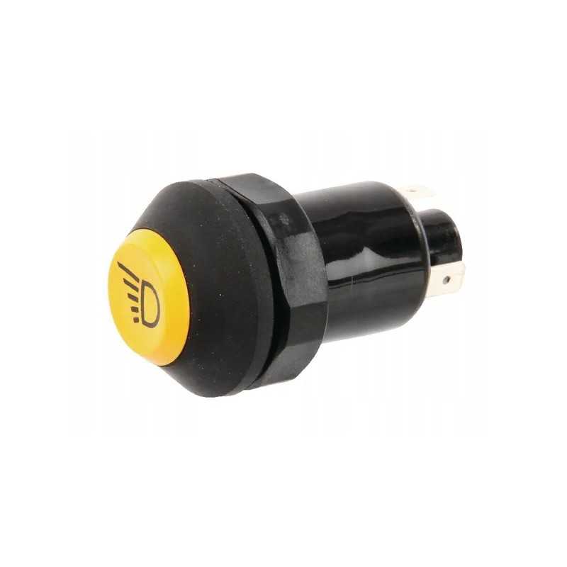 Apvalus mygtukas, skirtas darbo lempoms