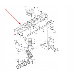 V837069009 įsiurbimo kolektoriaus tarpinė