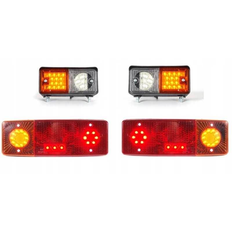 Priekiniai galiniai žibintai c 360 rinkinys lp led buvo