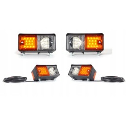 Priekiniai galiniai žibintai c 360 rinkinys lp led buvo