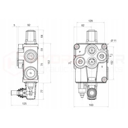Hidraulinis skirstytuvas 1s 120l c1 badestnost