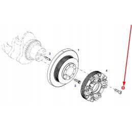 F946201310240 vibracijos slopinimo šešiakampis varžtas M1