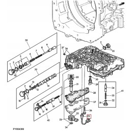 John Deere hidraulinės alyvos slėgio jutiklis