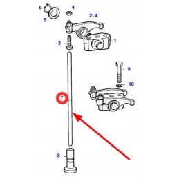 F180200410040 stūmimo strypas l 290 mm