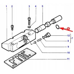 832207m1 priekinės ašies vožtuvo sandariklis