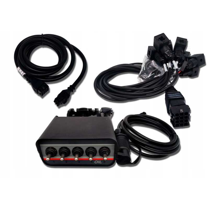 Pilnas cetop 5 valdymo skydelis, hidraulinis skirstytuvas