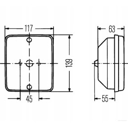 Hella atbulinės eigos žibintas
