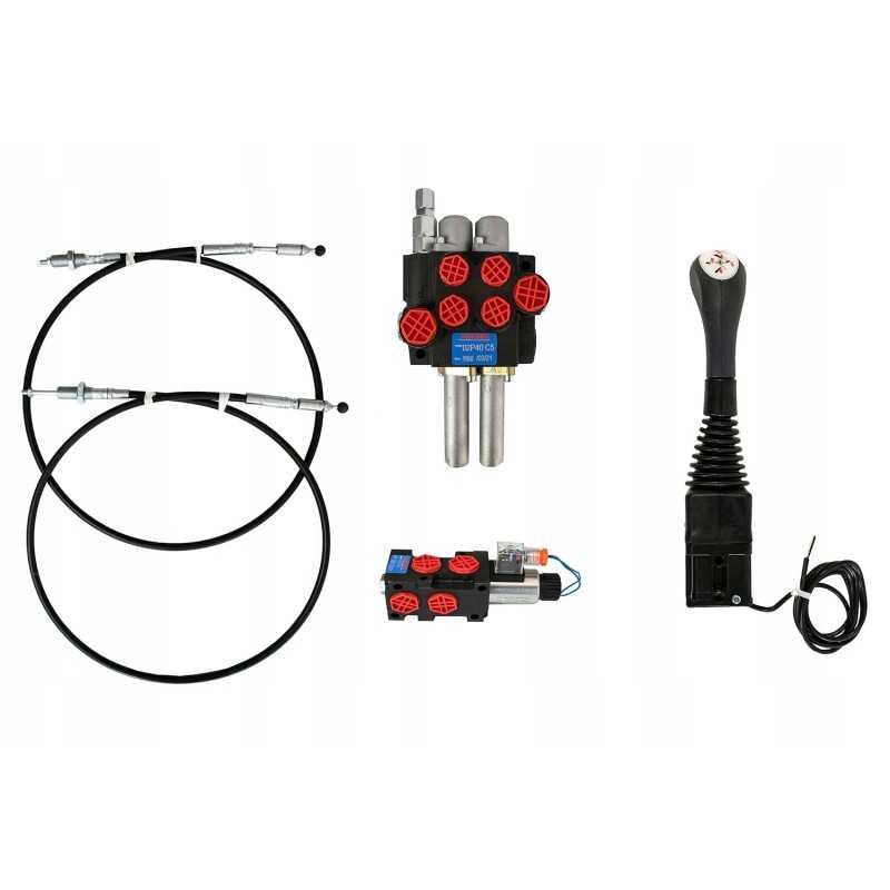 2 sekcijų posūkio vairasvirtės kabelio skirstytuvo rinkinys