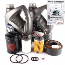 Turdus lotus aliejus, ursus c 330 filtrų rinkinys