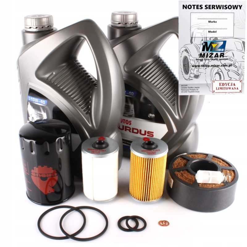 Turdus lotus aliejus, ursus c 330 filtrų rinkinys