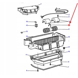 3310832m1 šildytuvo variklio laikiklis