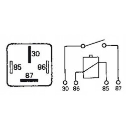 Relė 12v 70a korpusas fiat ford new holland