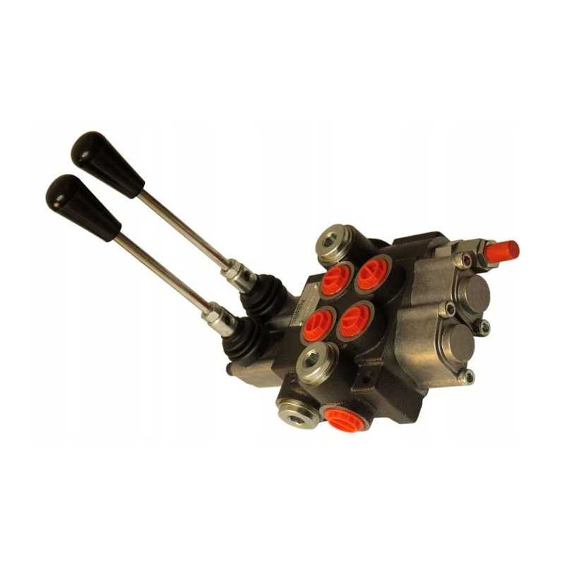 Hidraulinis skirstytuvas 2 sek su fiksatoriumi 40l