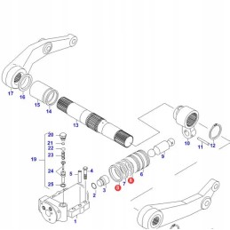 Kėlimo cilindro sandariklis Vkh3317