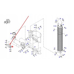 H931202100160 išmetimo vamzdžio tvirtinimo kronšteinas