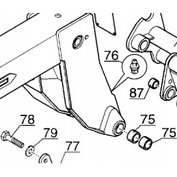 Originali Manitou 208312 įvorė