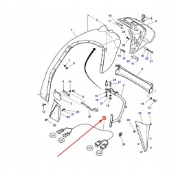4348463m2 galinio žibinto laidų rinkinys