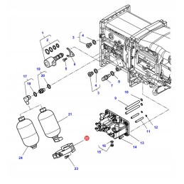 3619807m1 hidraulinės sistemos jungtis