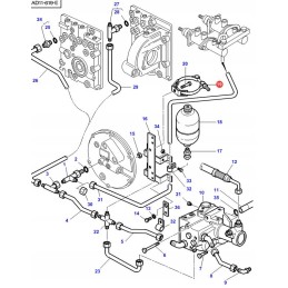 3619807m1 hidraulinės sistemos jungtis