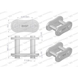 Parduodu grandinine spyna z60sp r1 3 4 warynski