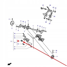 La344382162 grandinės segtukas su vairuotoju