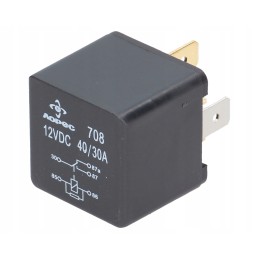 Relė 12v 40 30a dėklas john deere new holland