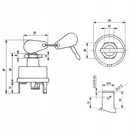 Uždegimo jungiklis Valtra V3255320 LSN Poland