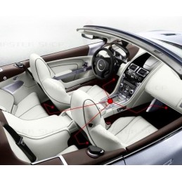 LED vidaus apšvietimas automobilio salone RGB pilotas