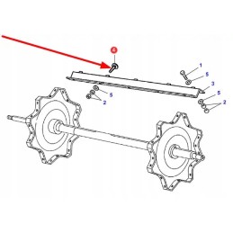 La300132629 vežimėlio varžtas m12 x 1 75 x 50