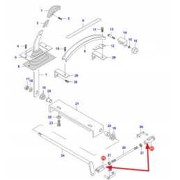 V31717100 valdymo svirties šakė