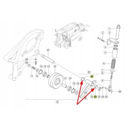 008534 0 plastikinė įvorė su flanšu