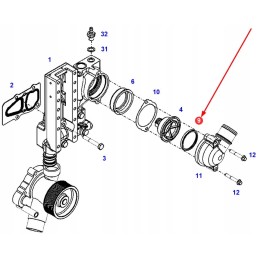 66004050225 termostato sandarinimo poveržlė
