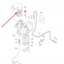 V614604530 turbokompresoriaus sandarinimo žiedas