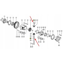 637964 0 diferencialinė palydovinė poveržlė