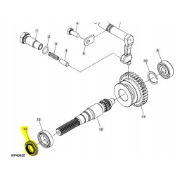 Pavaros sistemos sandariklis john deere LVU20680