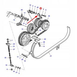 La322812150 diržo kreiptuvas