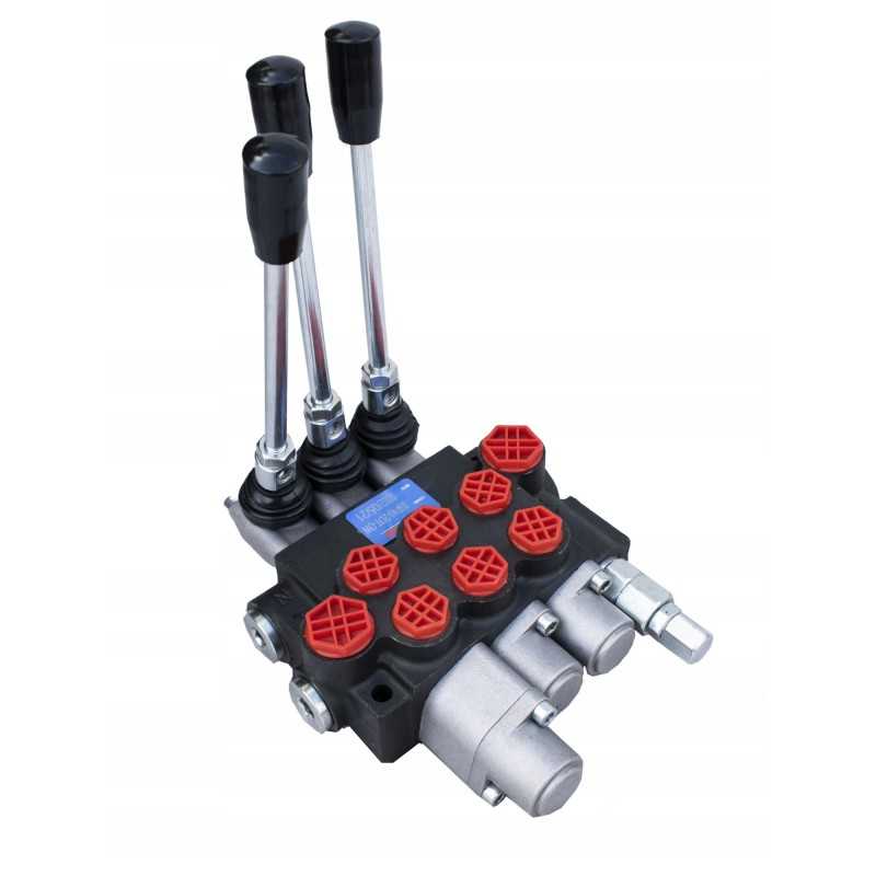 3 sekcijų skirstytuvas, 40l, su plūduriuojančia sekcija