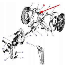 1005510m1 stabdžių sistemos spyruoklė