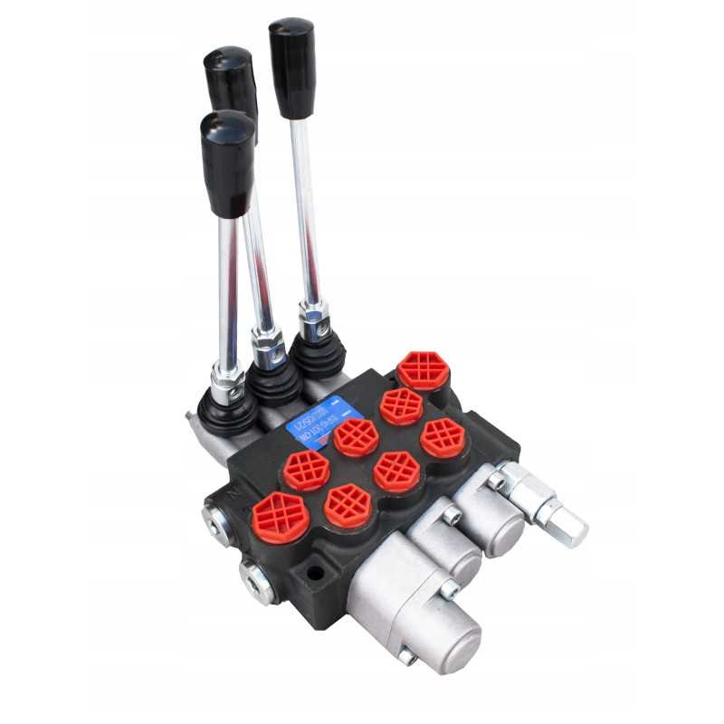 Hidraulinis skirstytuvas, 3 sekcijų, 40l, plūduriuojanti sekcija