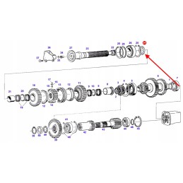 198100080540 pavarų dėžės sandariklis 7 7 mm