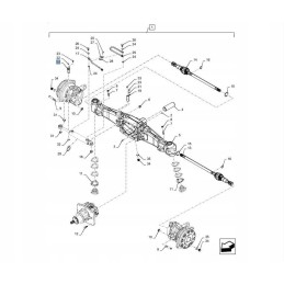Vairo pavaros kaištis new holland 5173252 cnh