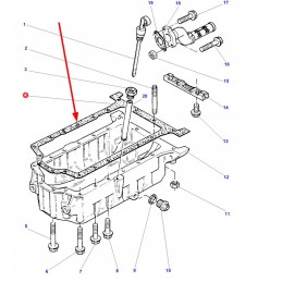 3641273m1 tepalo kasetės tarpinė
