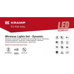 Bevielių kvadratinių LED lempų rinkinys 12v